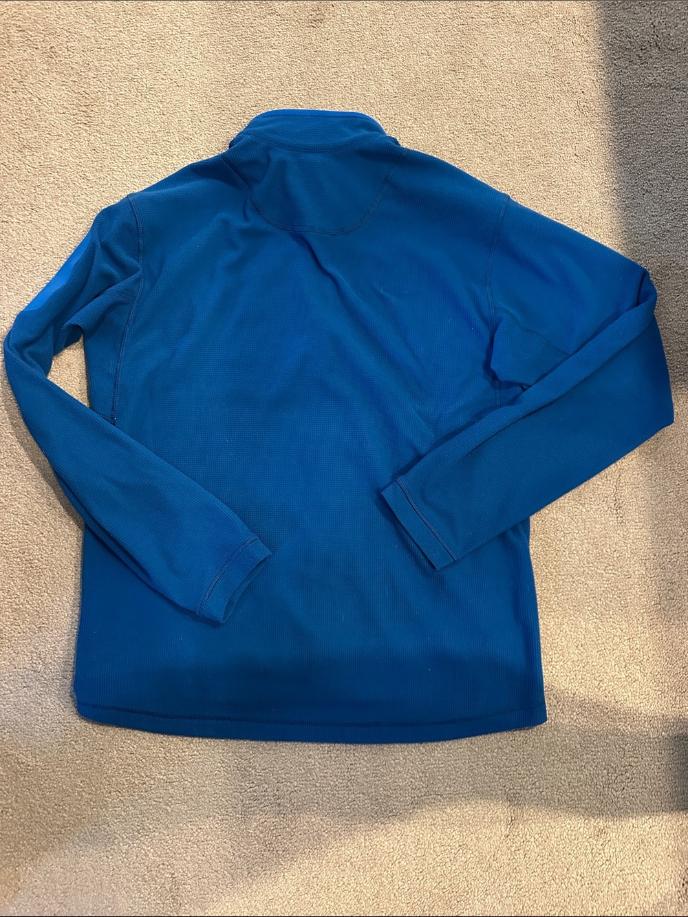 Arc'teryx Men's Large Waffle Grid Fleece Jacket - Blue - Picture 6 of 6